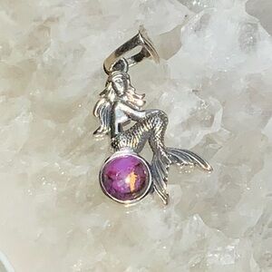 BOUTIQUE MERMAID PURPLE TURQUOISE 925 PENDANT